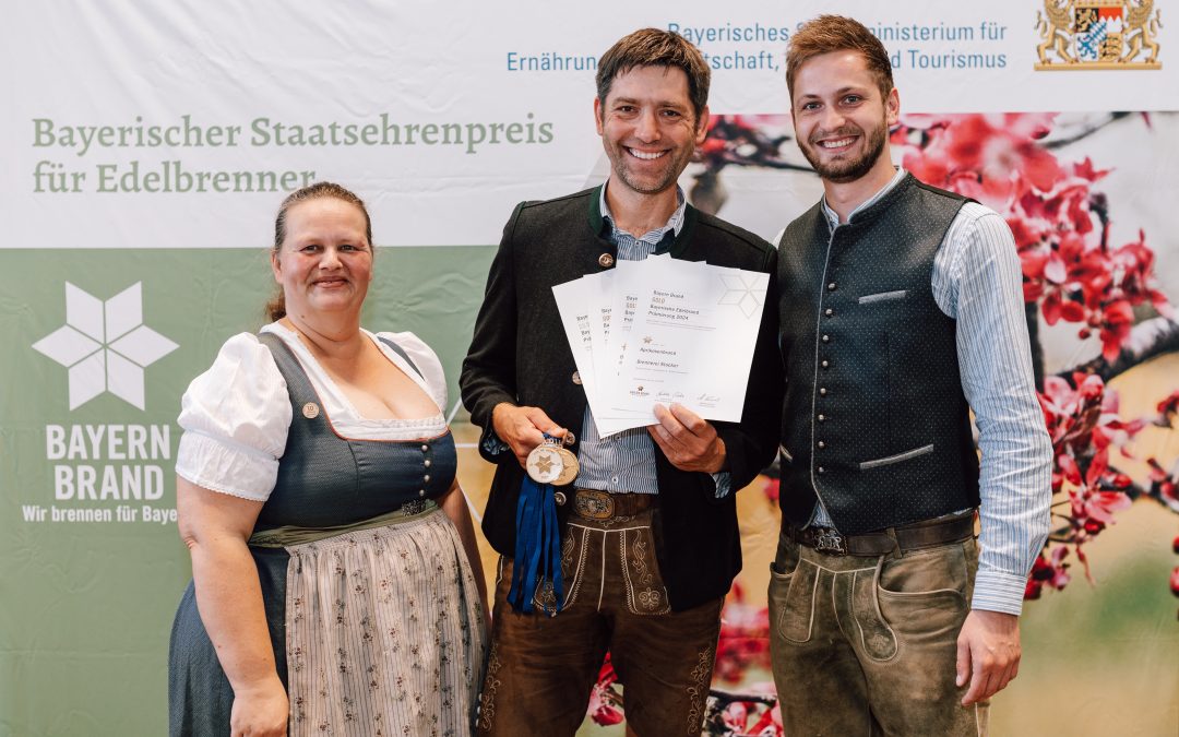 Brennerei Christian Stocker gewinnt drei Gold- und eine Silbermedallie